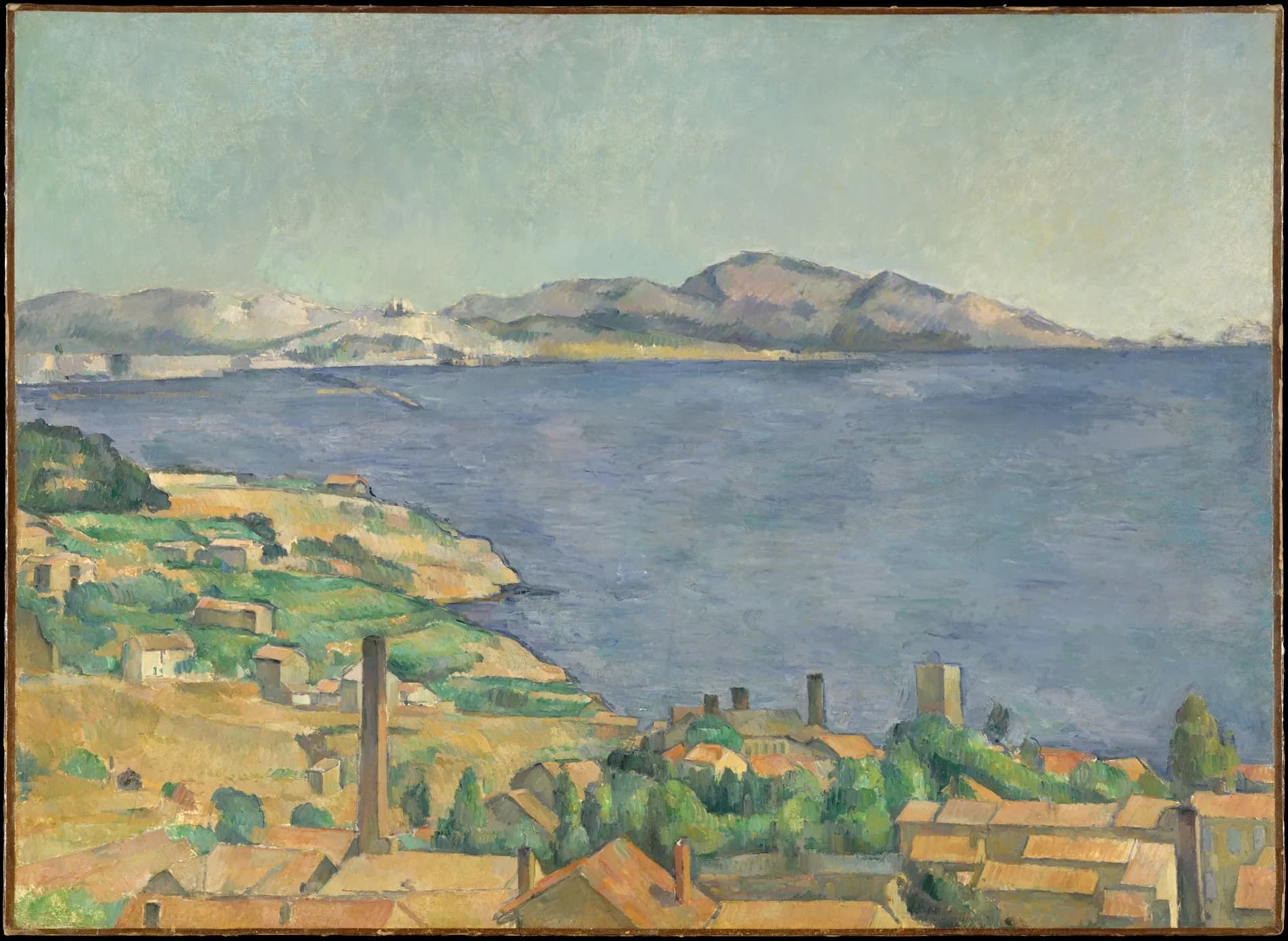 Paul Cézanne — L'Estaque'tan Marsilya Körfezi