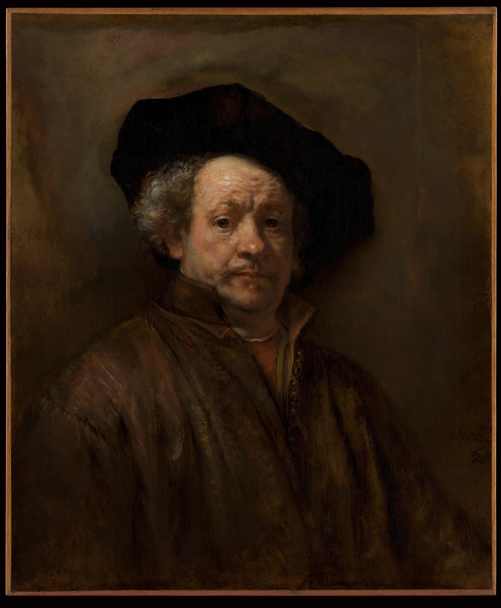 Rembrandt — Otoportre, 1660