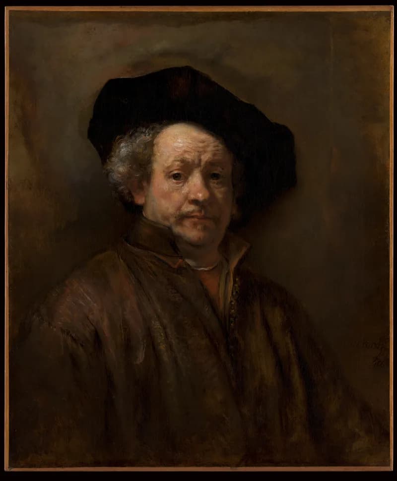 Rembrandt — Otoportre, 1660